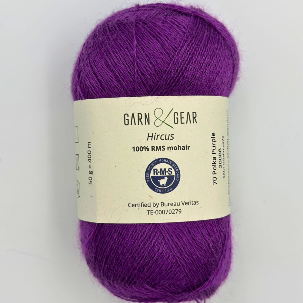 Hircus 100% mohair - Polka Purple. 50 g - Image 2
