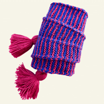 Mellemvej Scarf Strikket tørklæde med i-cord