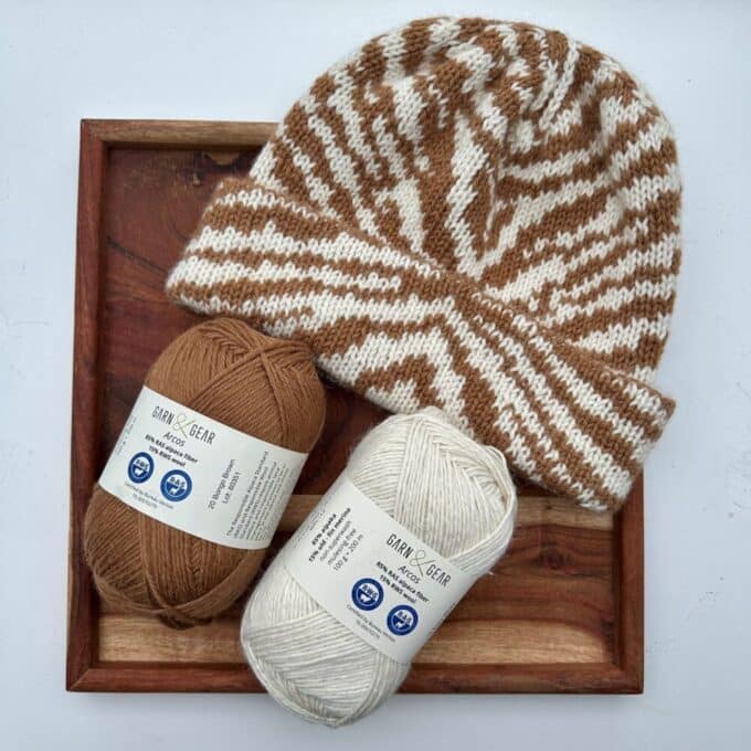 Garn til Zebra Beanie af Popknit - Image 2