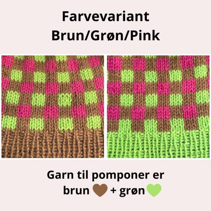 Strikkekit til Square Beanie Change inkl. opskrift - Image 14