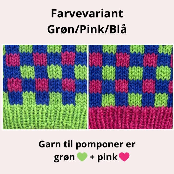 Strikkekit til Square Beanie Change inkl. opskrift - Image 18
