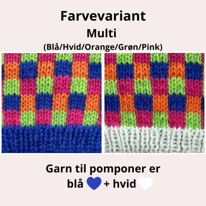 Strikkekit til Square Beanie Change inkl. opskrift - Image 16