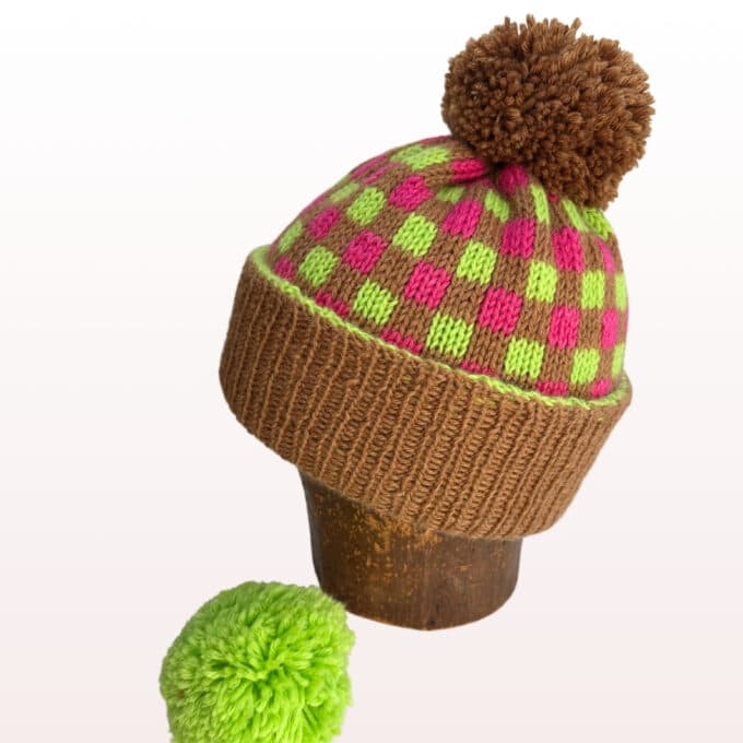 Strikkekit til Square Beanie Change inkl. opskrift - Image 8