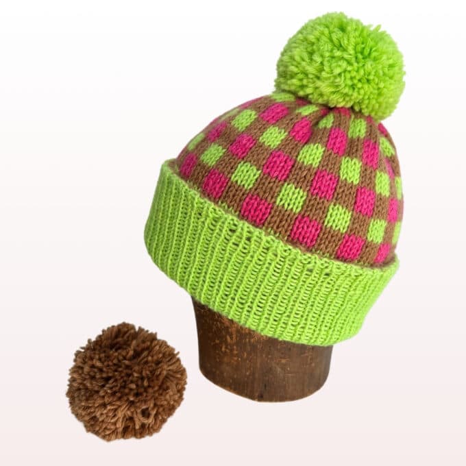 Strikkekit til Square Beanie Change inkl. opskrift - Image 9