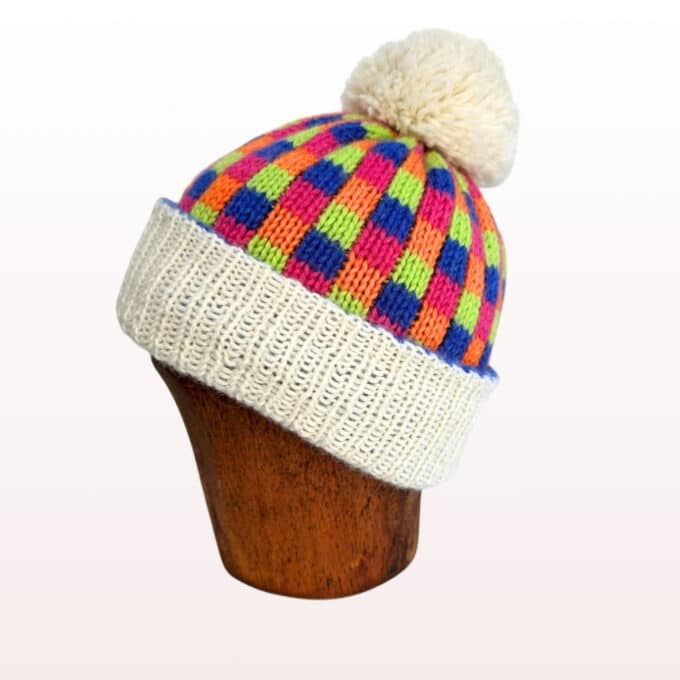 Strikkekit til Square Beanie Change inkl. opskrift - Image 5