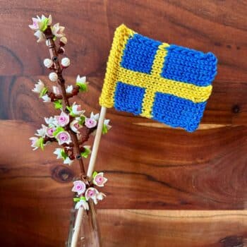 Fejringsflag det svenske flag svenska flaggan