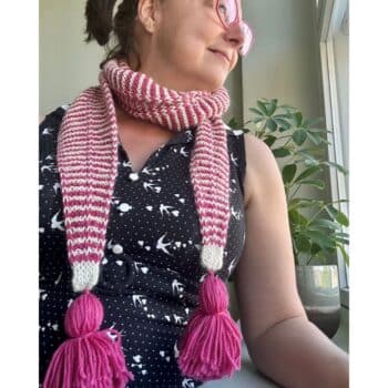 Mellemvej Scarf rosa