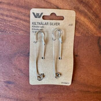 Store sikkerhedsnåle til strik