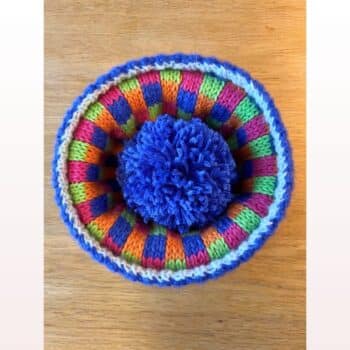 Square Beanie Change ternet strikket hue