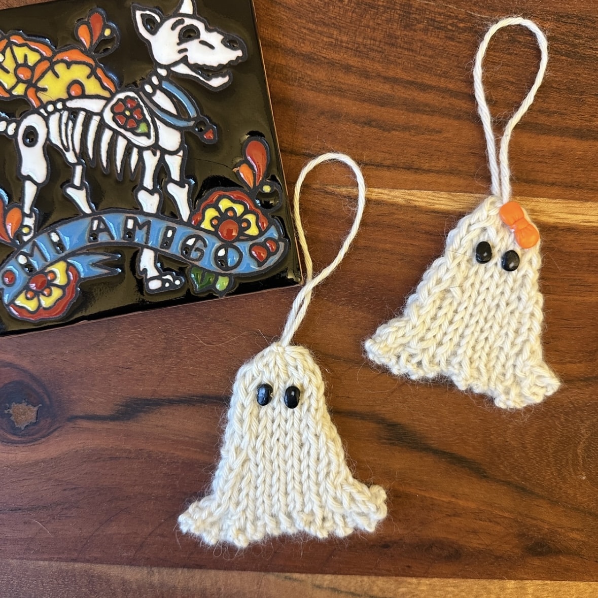 Opskrift på strikket spøgelse