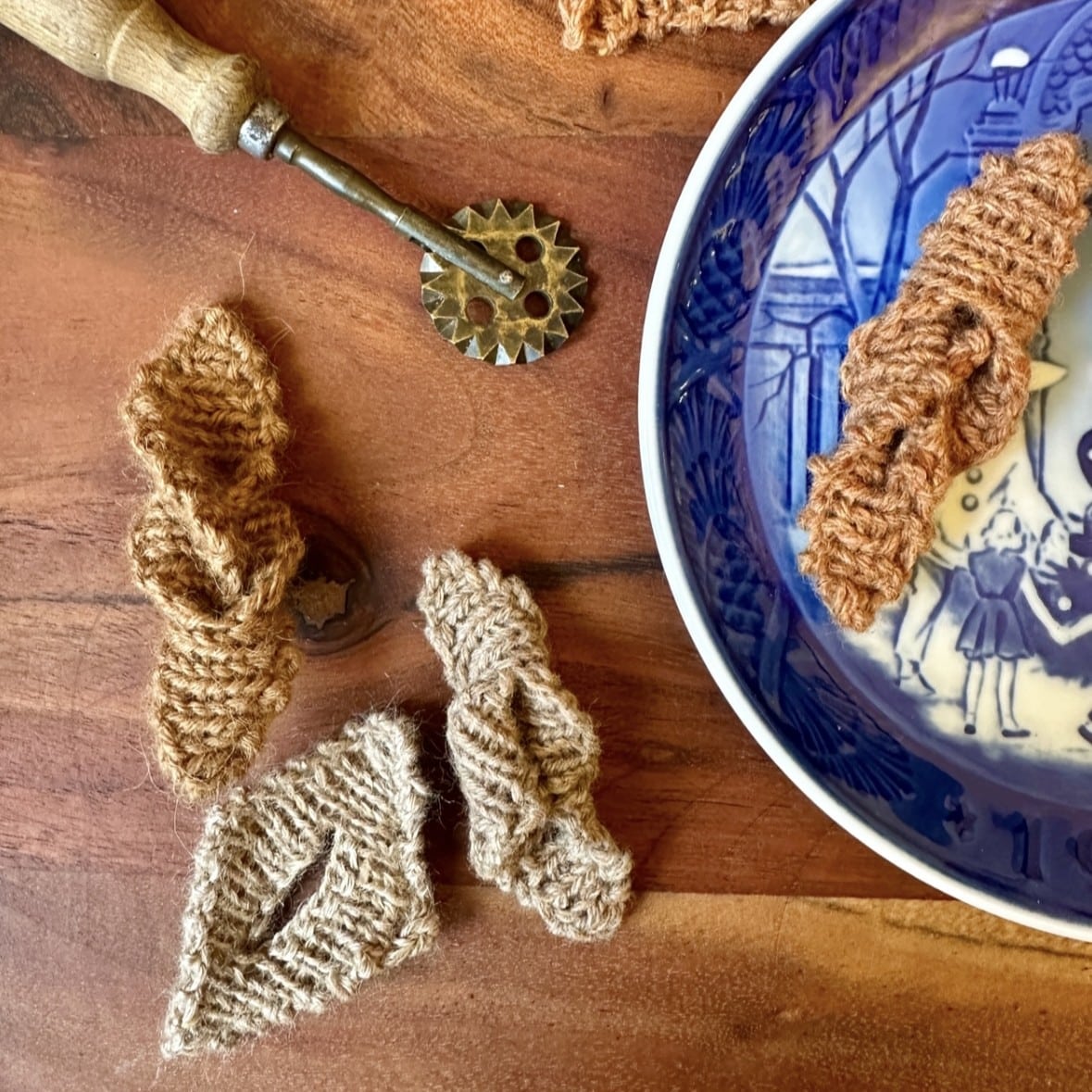 Opskrift: Ruths Strikkede Klejner - Billede 2