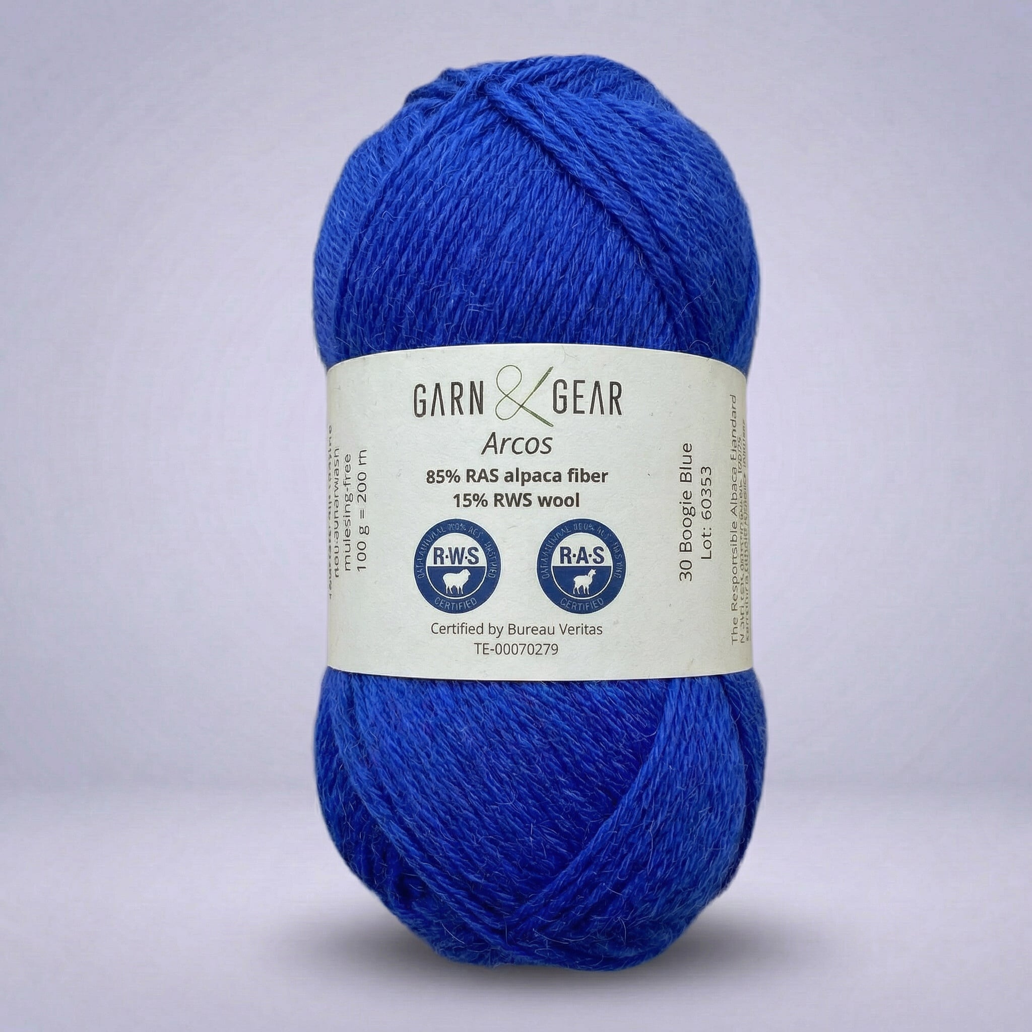 Arcos alpaca/merino - 100 g - Boogie Blue