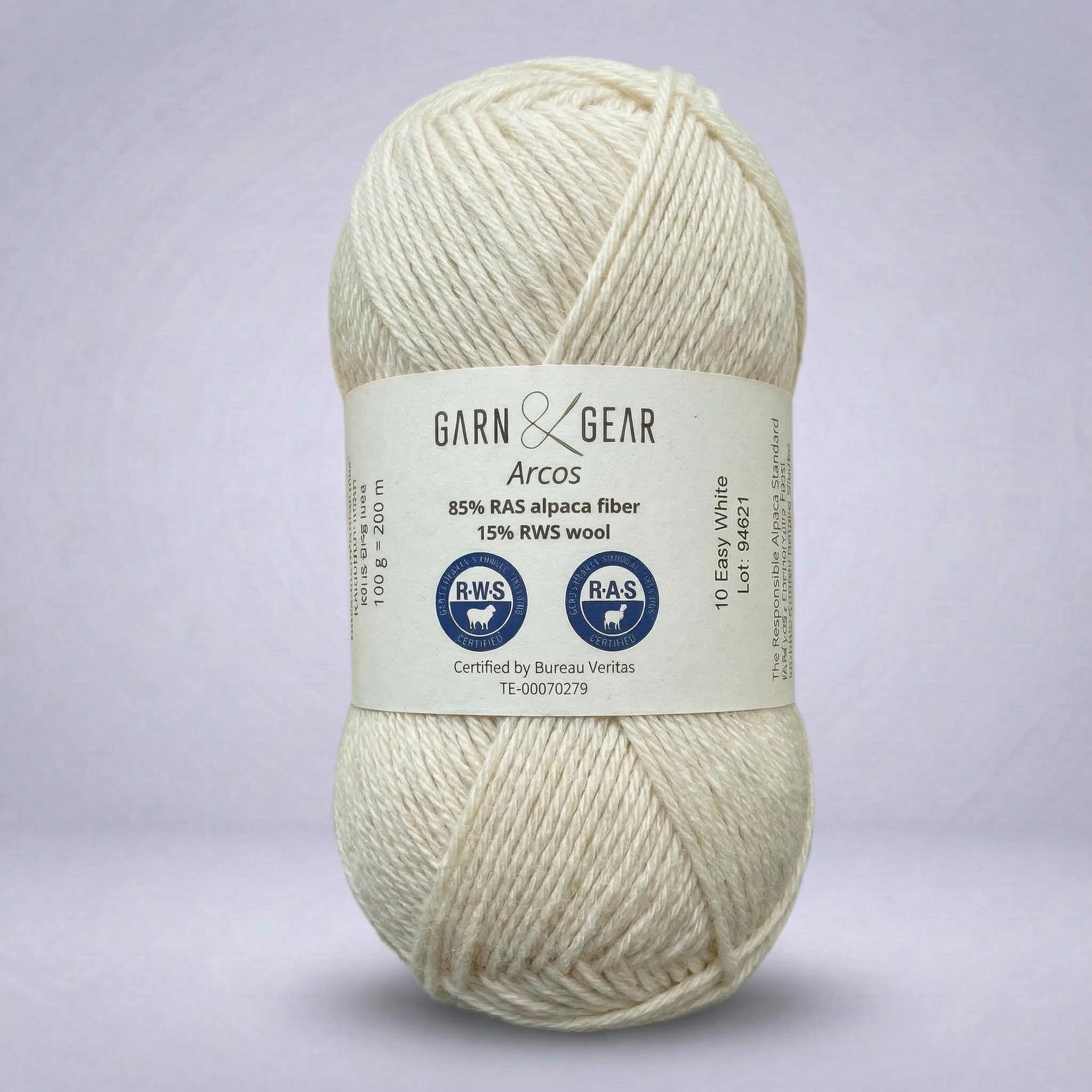 Arcos alpaca/merino - 100 g - Easy White