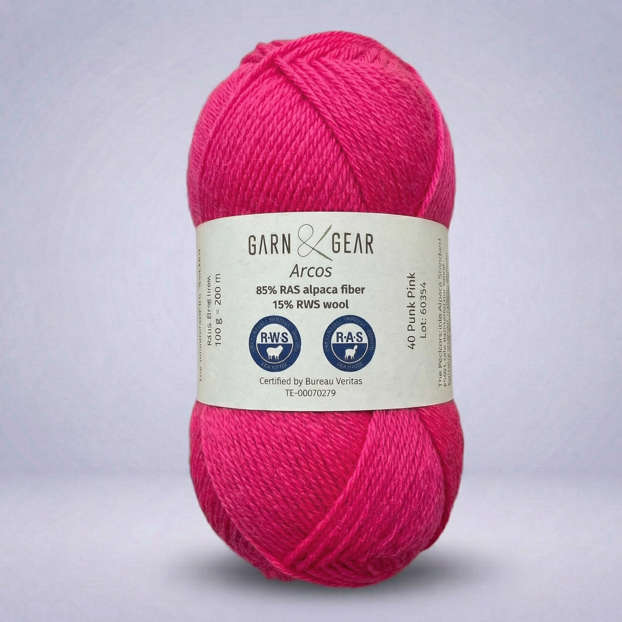Arcos alpaca/merino - 100 g - Punk Pink