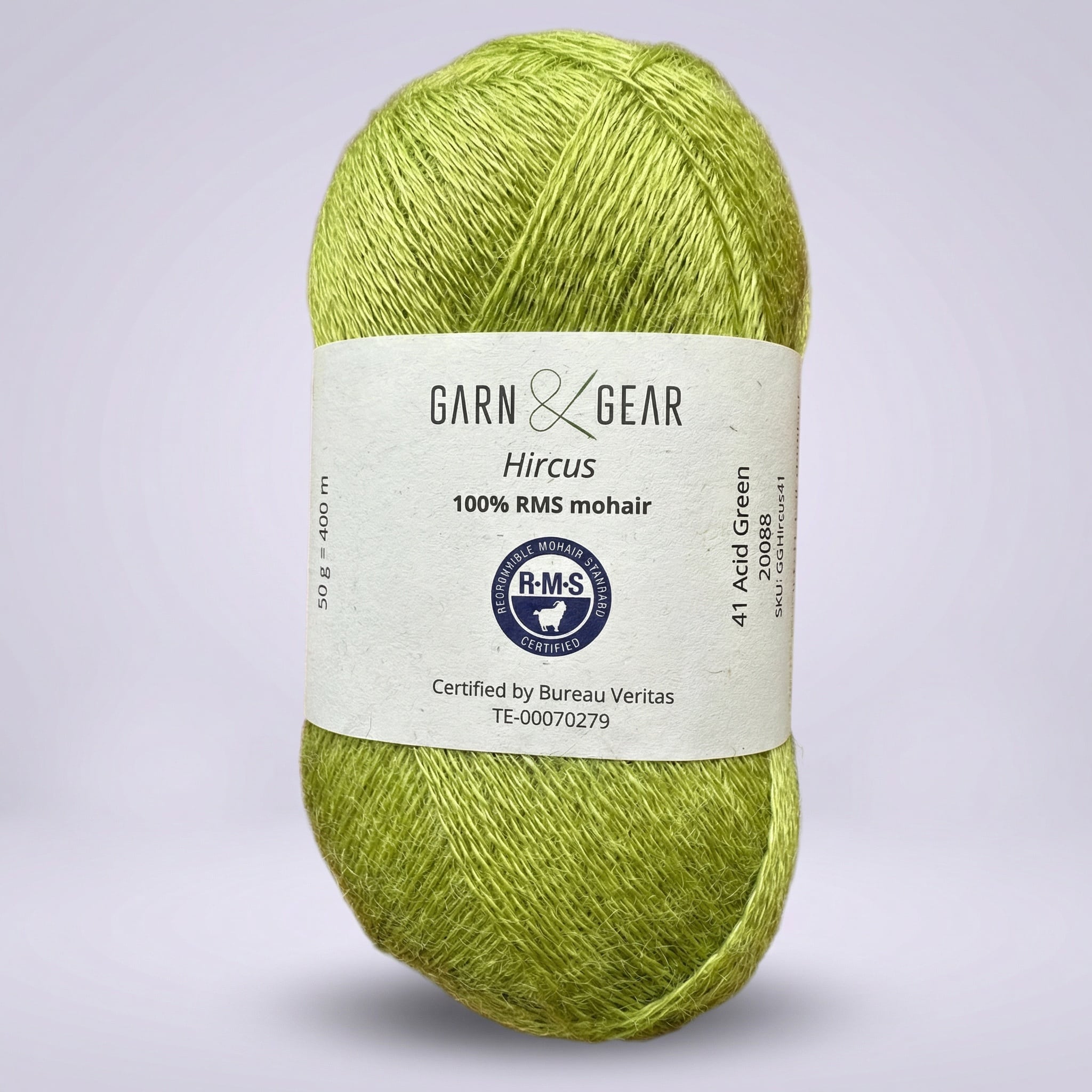 Hircus Mohair - 50 g - Acid Green