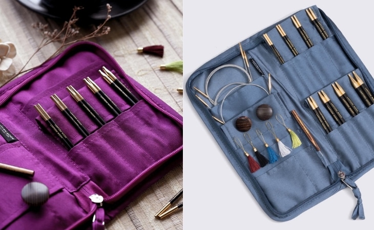 Lantern moon strikkepinde i ibenholt