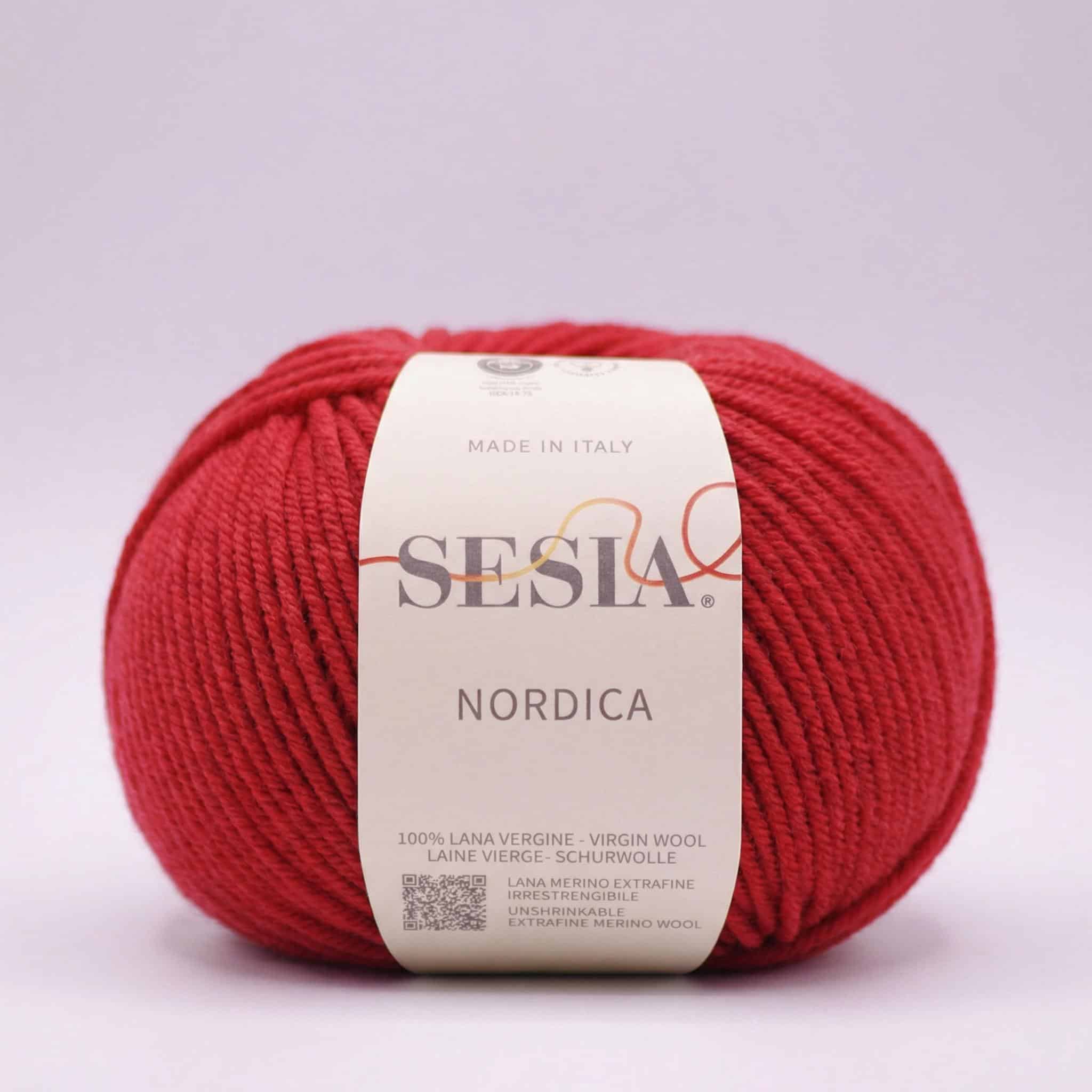 Nordica Merino - 50 g - 163 Julerød