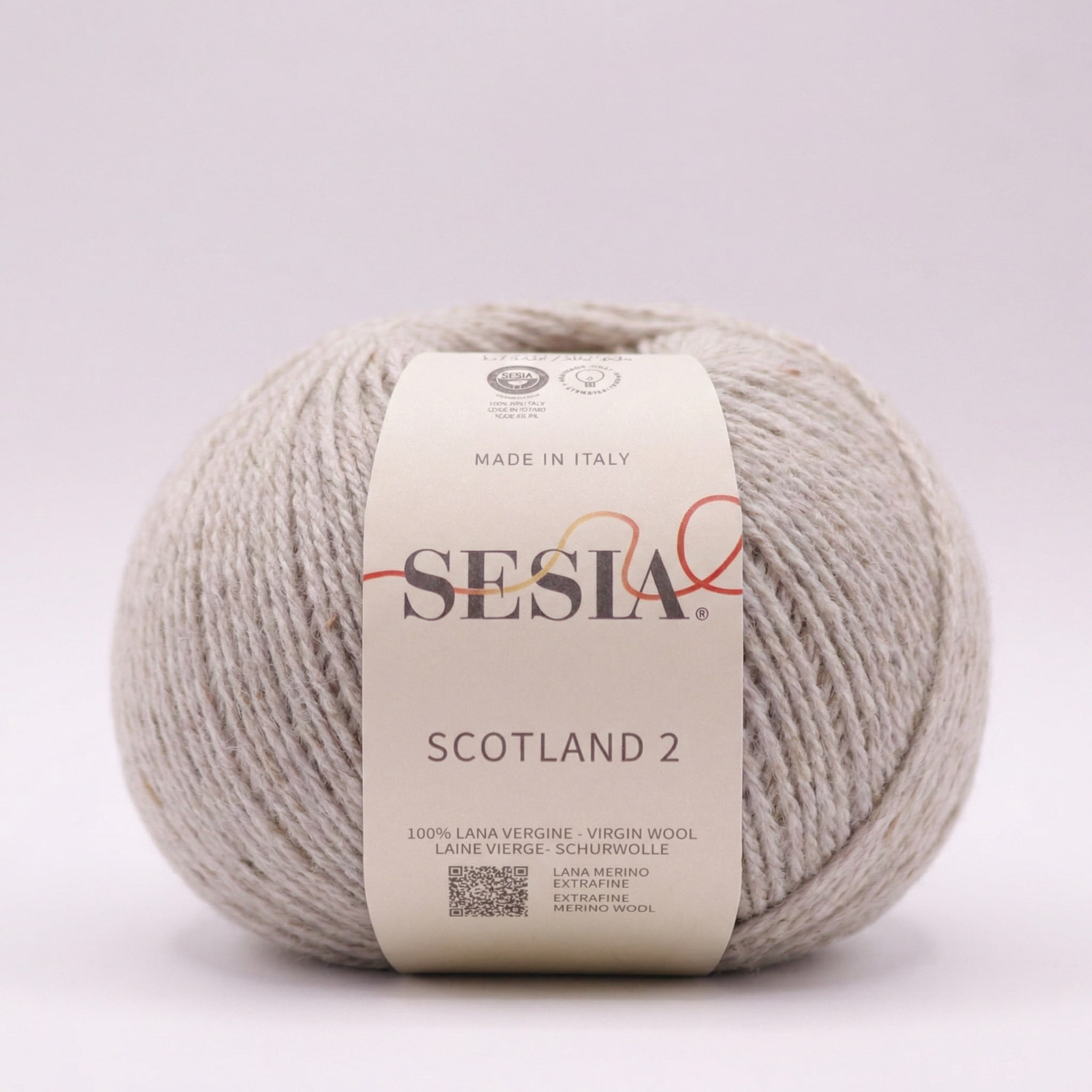 Scotland 2 Tweed Merino - 50 g - 74 Lys grå