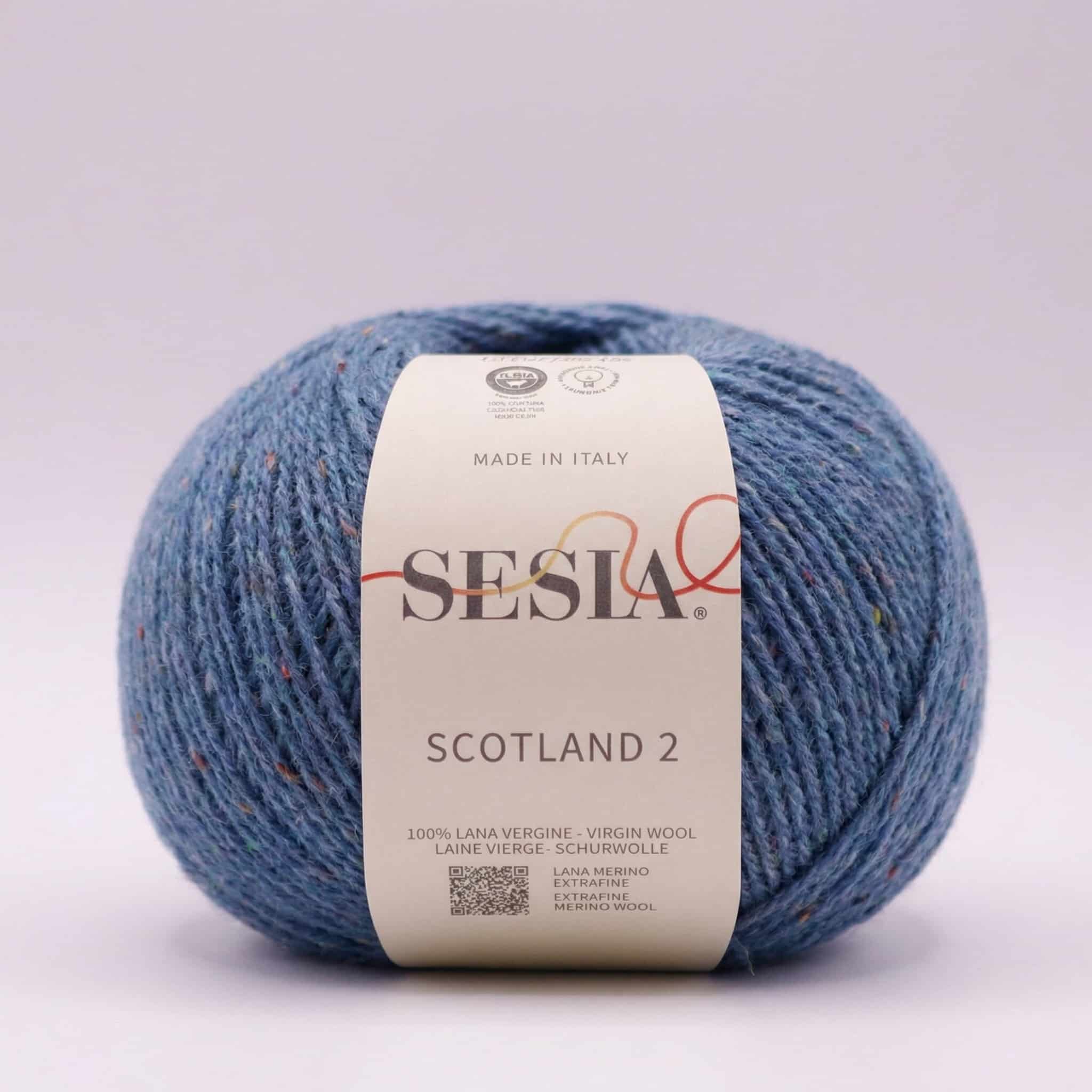 Scotland 2 Tweed Merino - 50 g - 1641 Jeansblå
