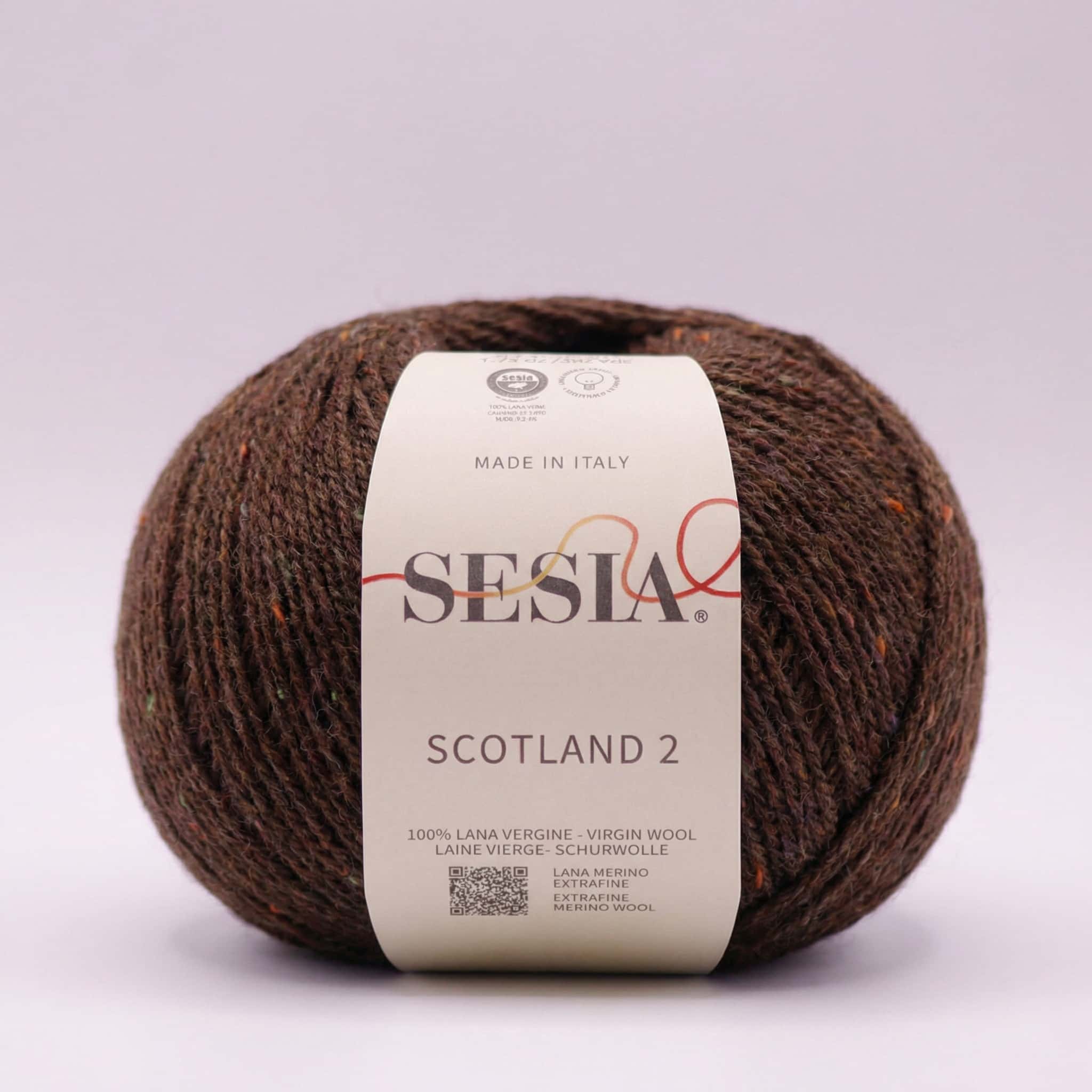Scotland 2 Tweed Merino - 50 g - 14 Chokoladebrun