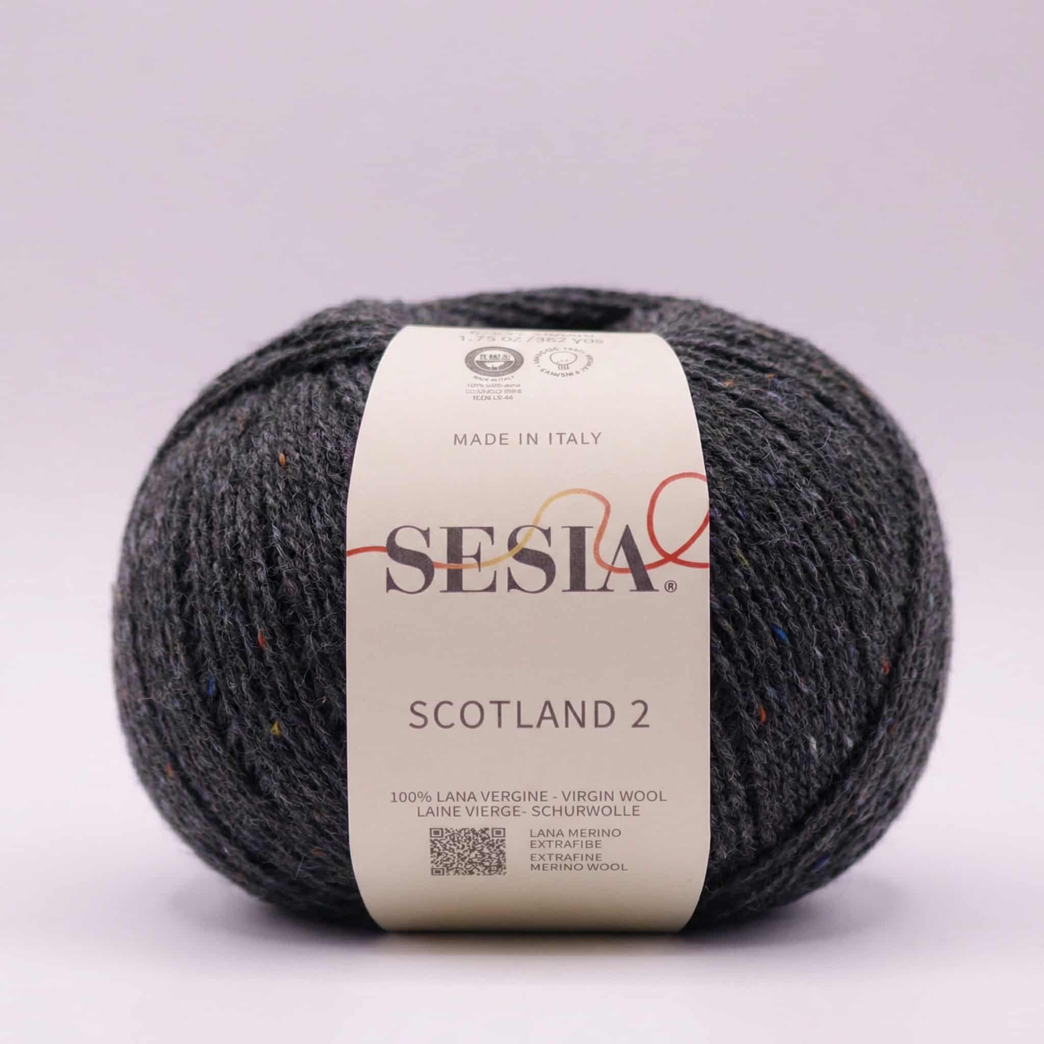 Scotland 2 Tweed Merino - 50 g - 154 Koksgrå