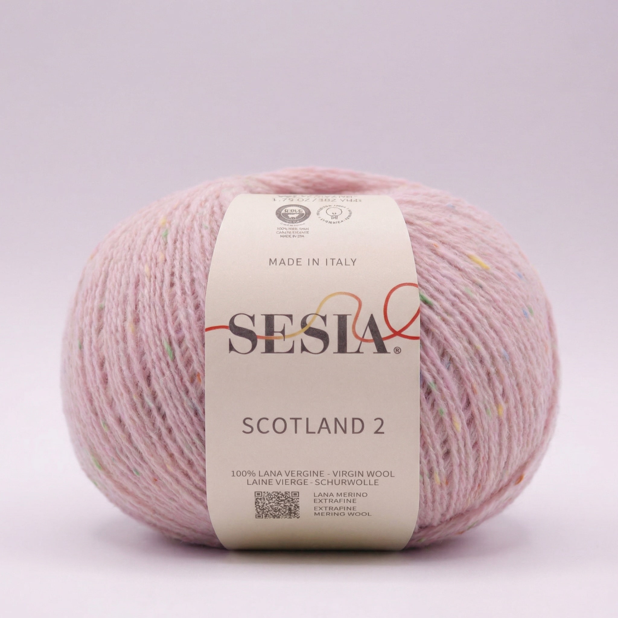 Scotland 2 Tweed Merino - 50 g - 160 Lys rosa