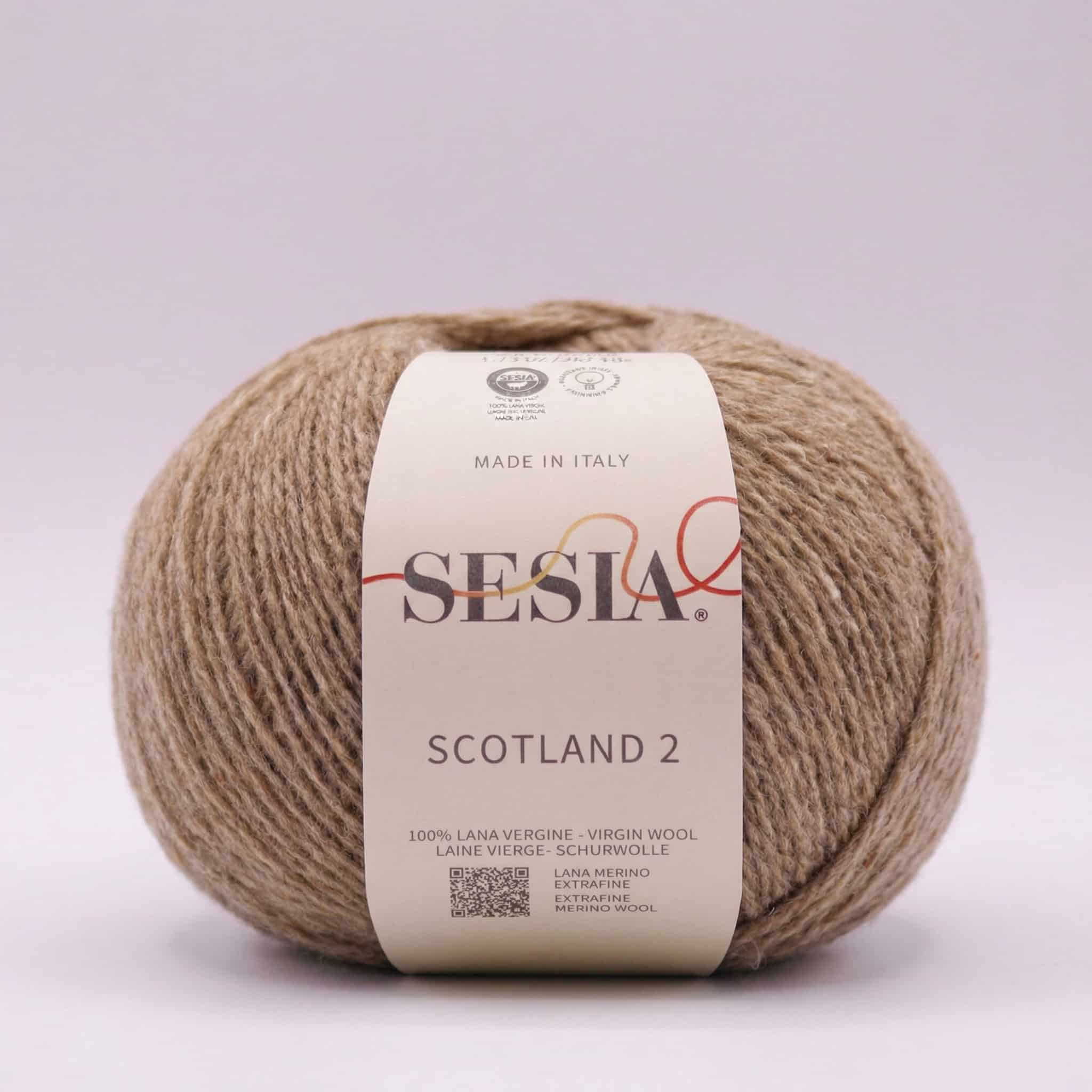 Scotland 2 Tweed Merino - 50 g - 1358 Mellembrun