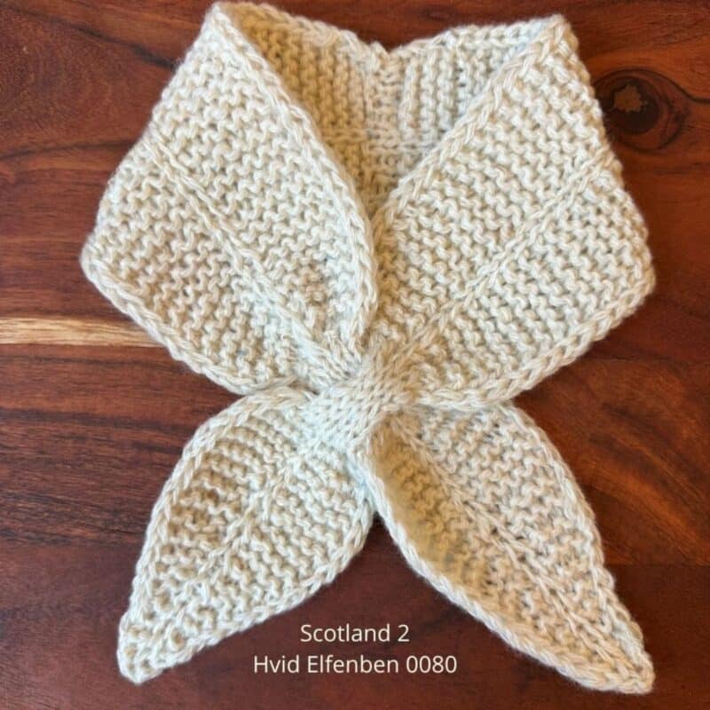 hvidt lille tørklæde