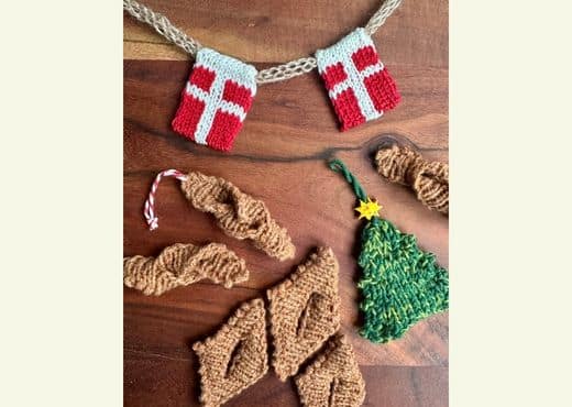 strikket julepynt