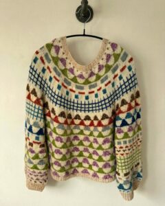 fair isle sweater skridsikker bøjle