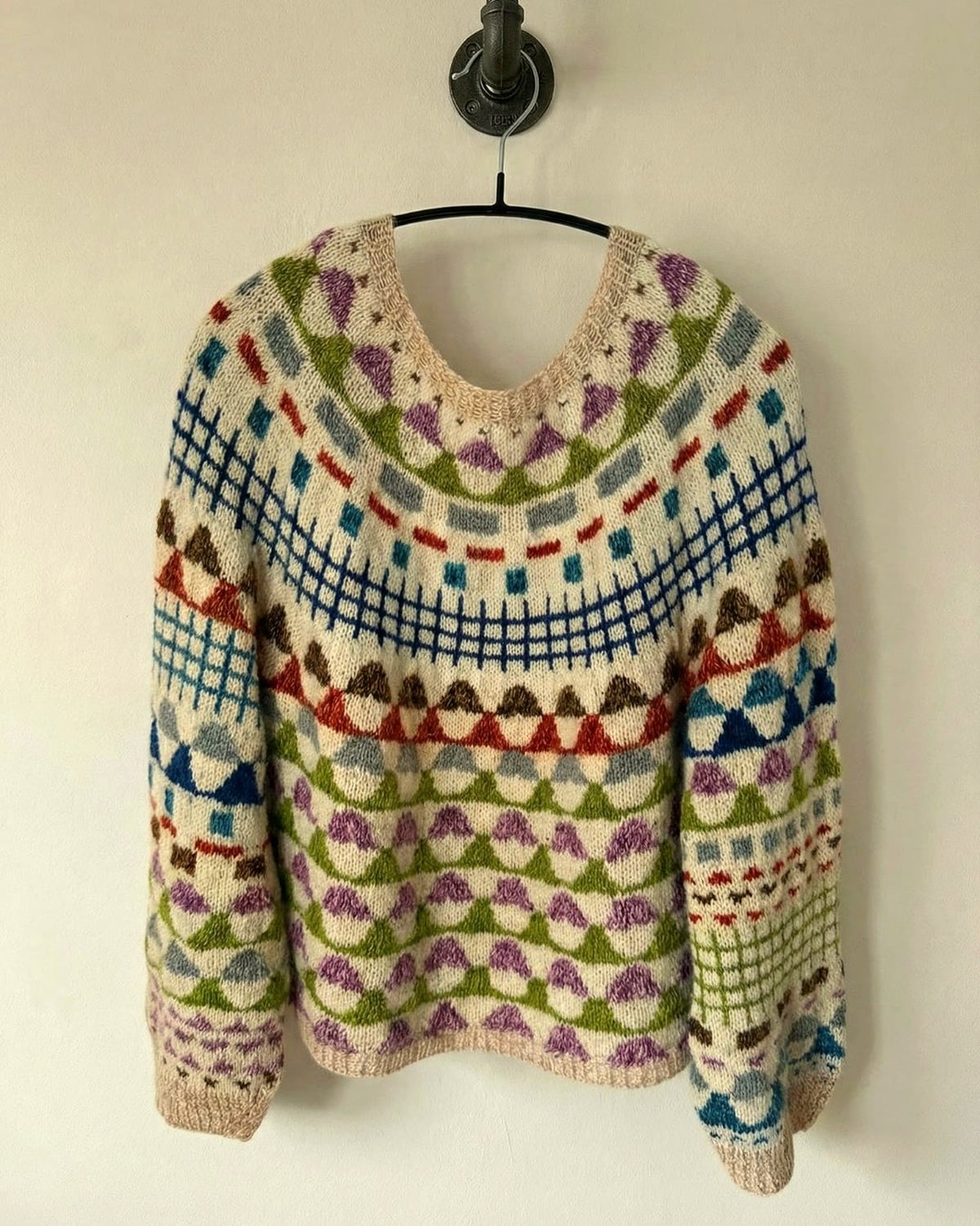 fair isle sweater skridsikker bøjle