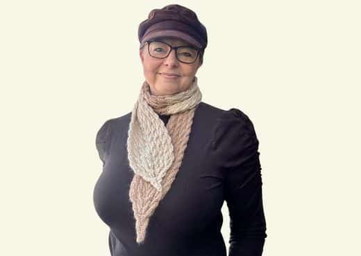 Flødeskum Scarf Garn & Gear