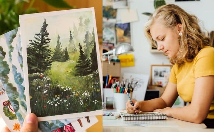 wild pencil klistermærker og postkort