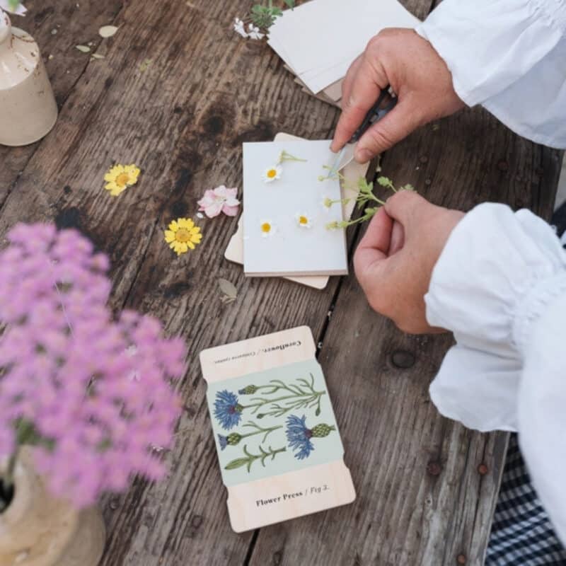 lille blomsterpresse