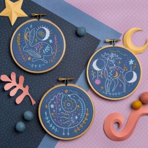himmelske dyr broderikit